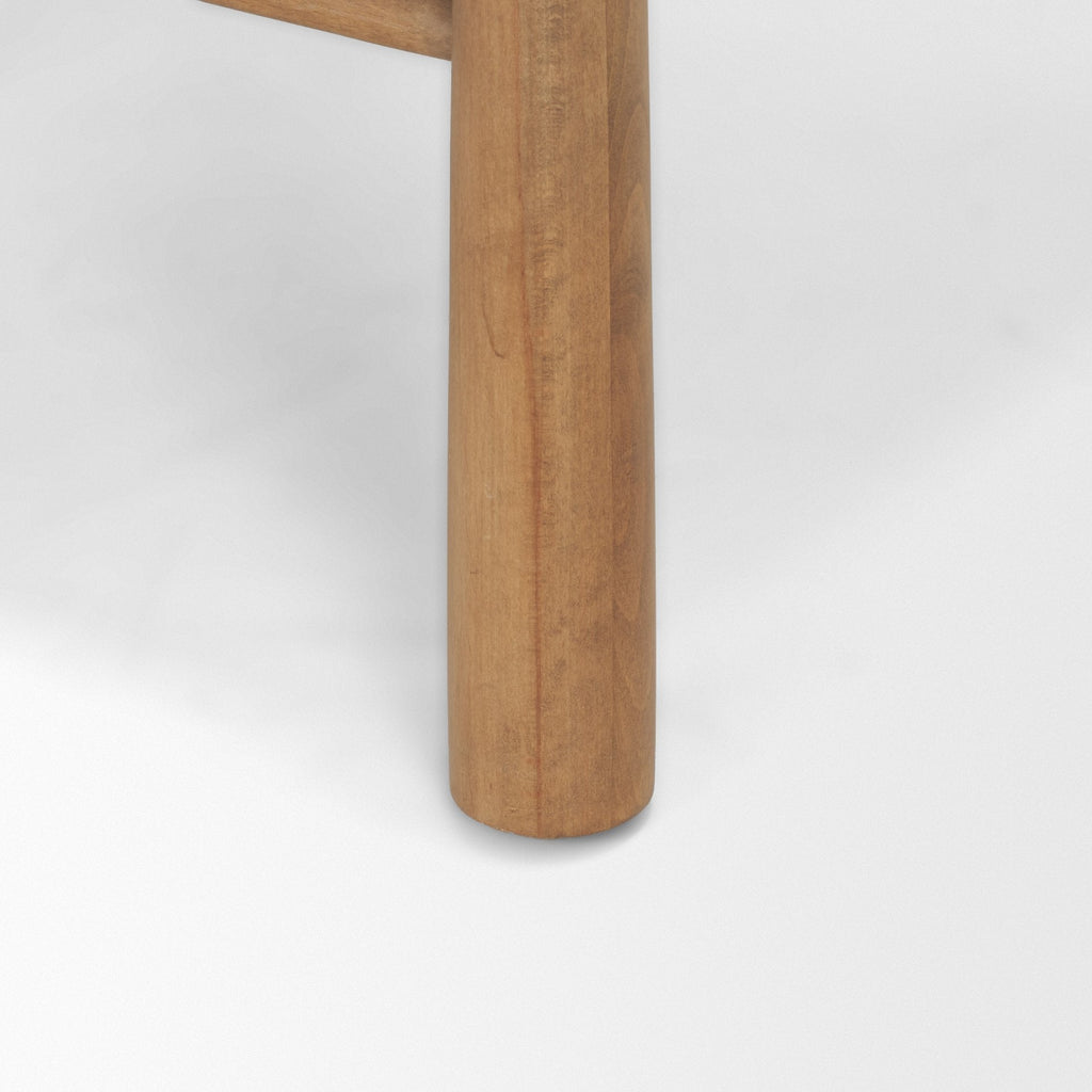 Fauteuil d'appoint moderne en bois et tissu avec assise rembourrée pour salon