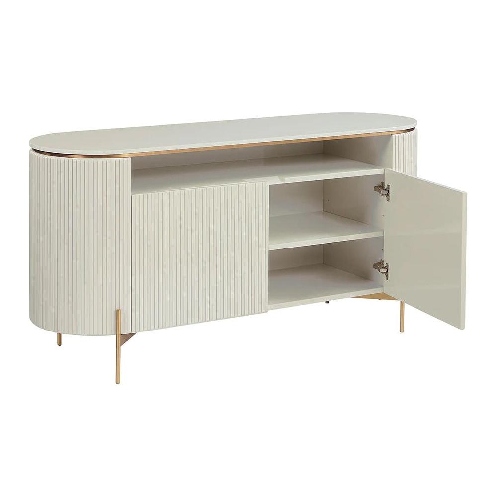 Buffet en bois contemporain au design élégant pour salle à manger