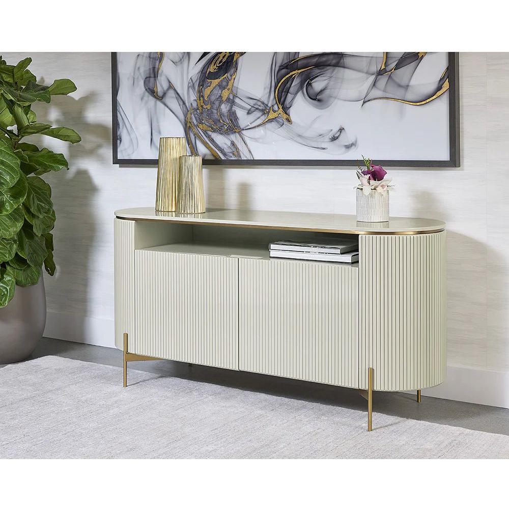 Buffet en bois contemporain au design élégant pour salle à manger