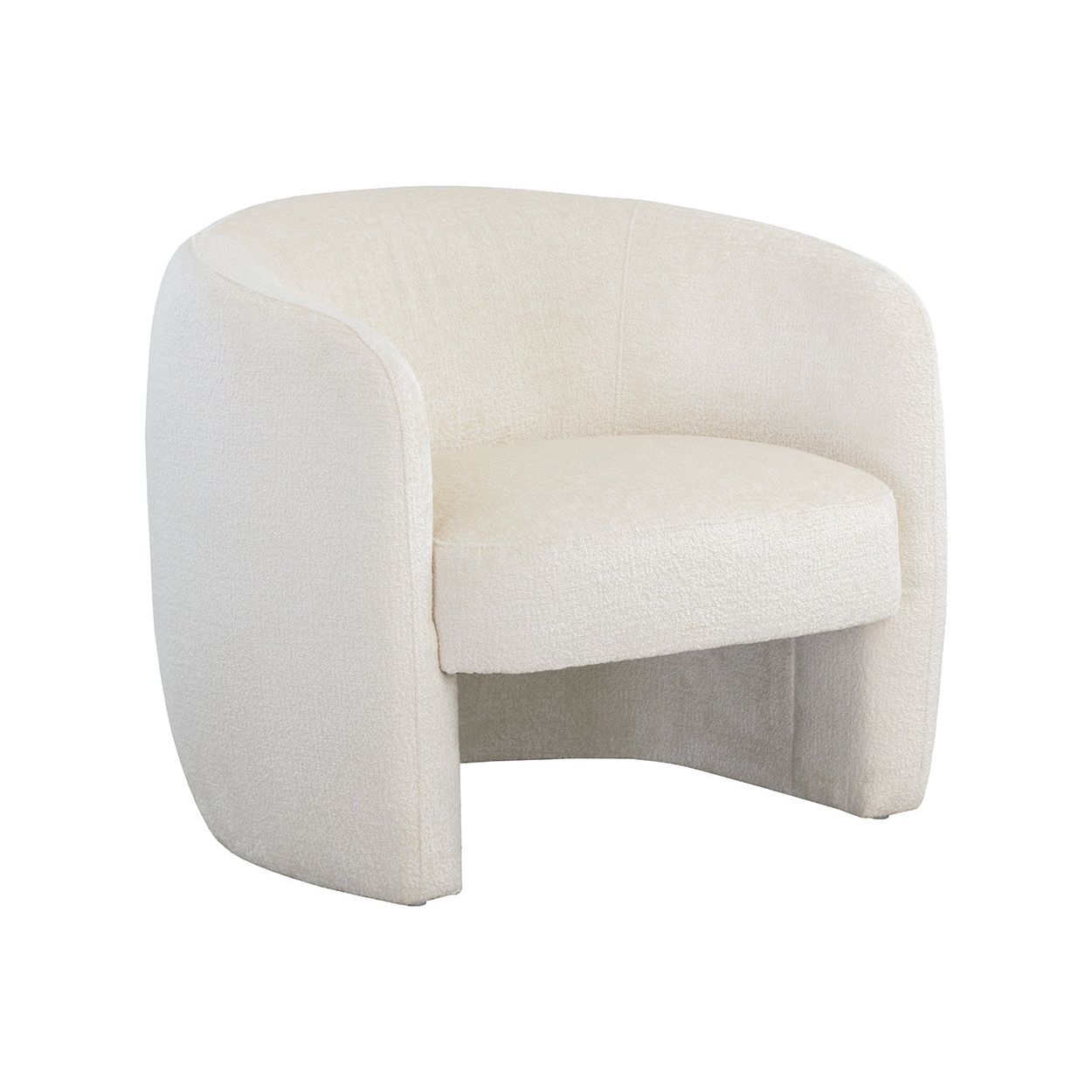 Fauteuil de salon moderne en bois et tissu d'ameublement avec assise rembourrée pour le salon