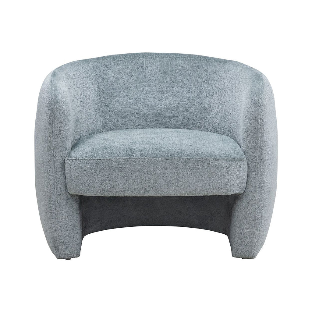 Fauteuil de salon moderne en bois et tissu d'ameublement avec assise rembourrée pour le salon