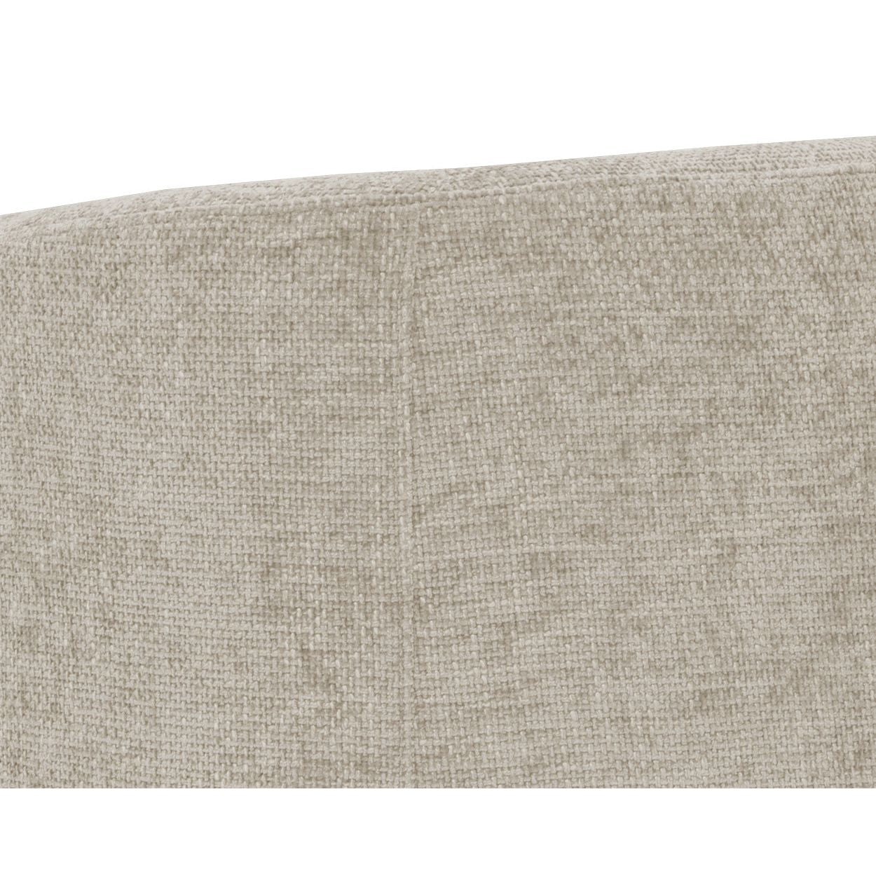 Fauteuil de salon rembourré moderne avec assise coussinée pour le salon