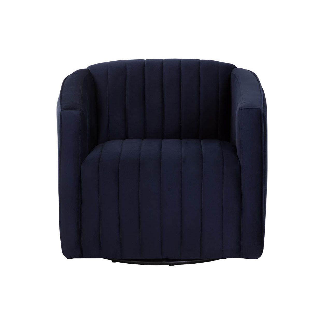 Fauteuil de salon contemporain rembourré pivotant avec rotation à 360° pour le salon