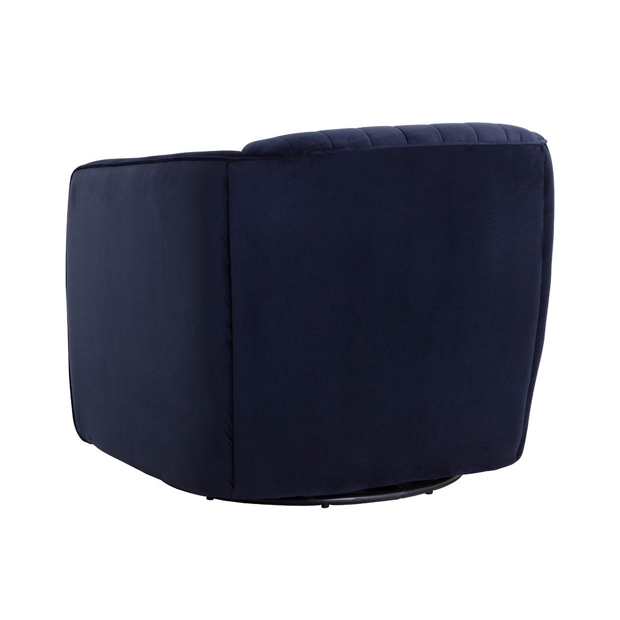Fauteuil de salon contemporain rembourré pivotant avec rotation à 360° pour le salon
