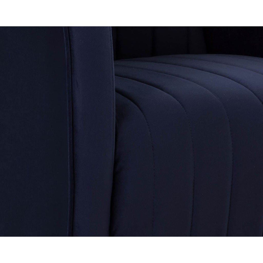 Fauteuil de salon contemporain rembourré pivotant avec rotation à 360° pour le salon