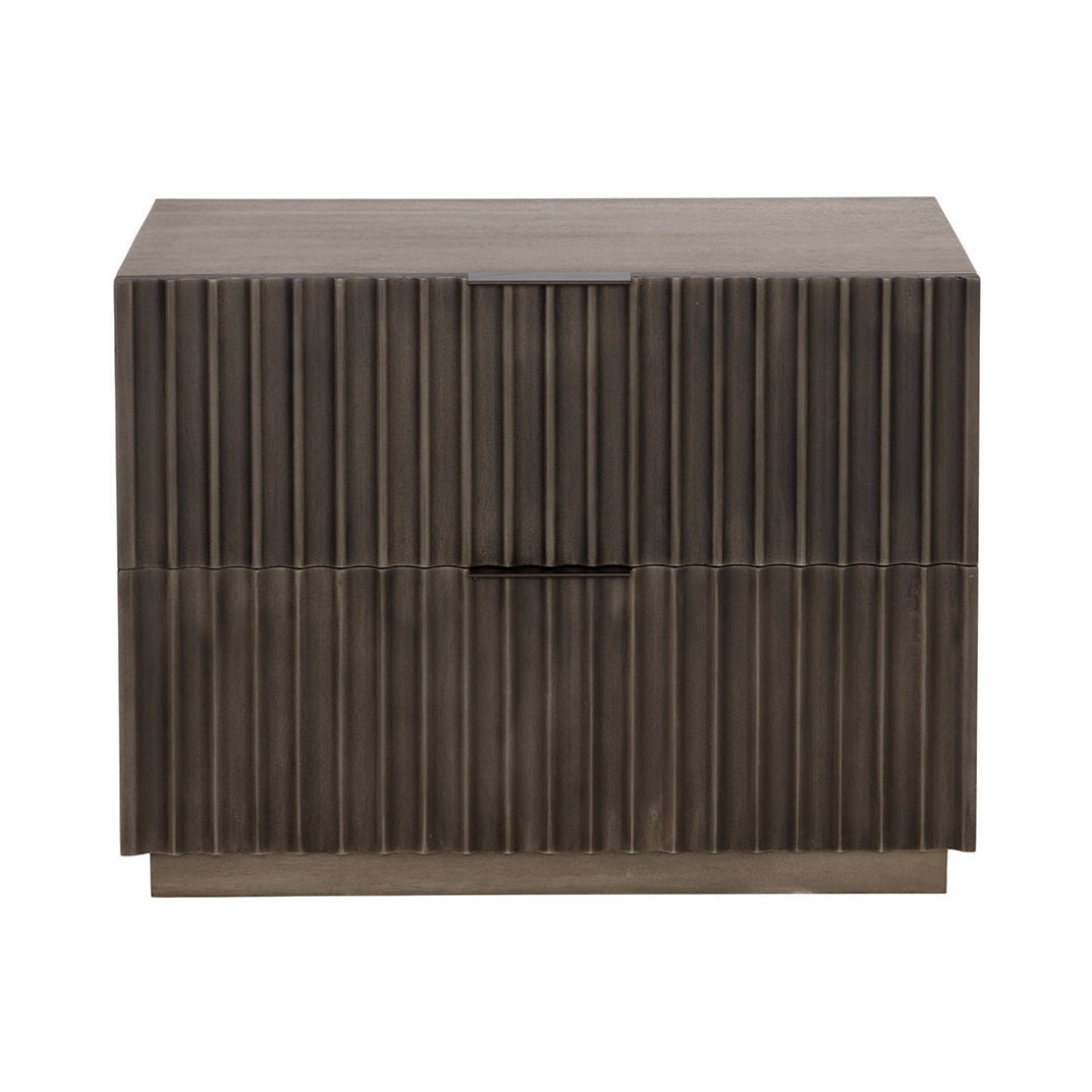 Table de chevet en bois contemporaine avec tiroir de rangement pour chambre à coucher