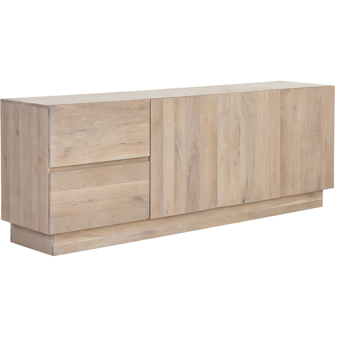 Buffet moderne en bois avec cadre aux lignes épurées pour salle à manger et salon