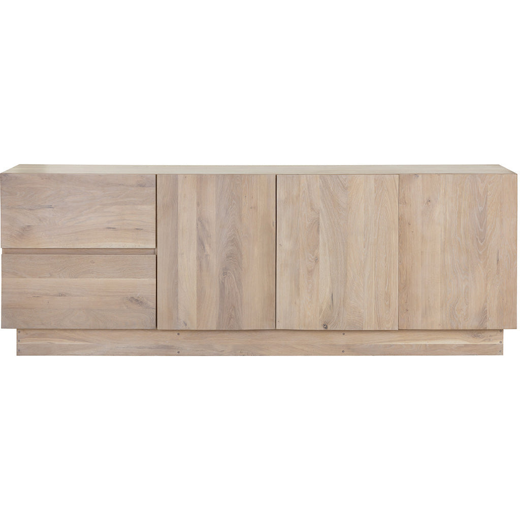 Buffet moderne en bois avec cadre aux lignes épurées pour salle à manger et salon