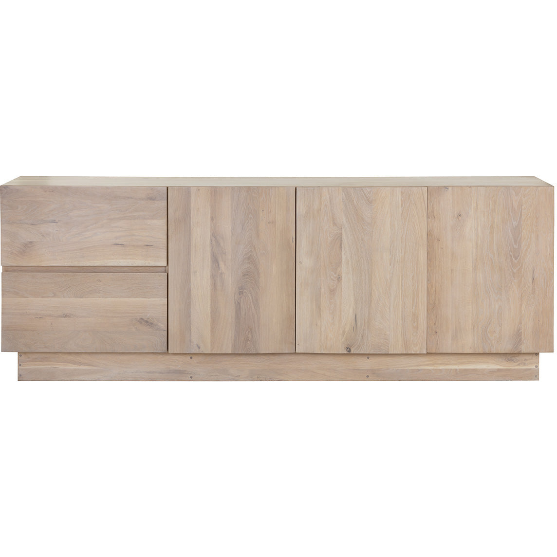 Buffet moderne en bois avec cadre aux lignes épurées pour salle à manger et salon