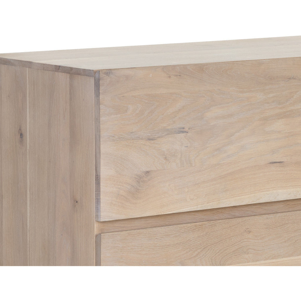 Buffet moderne en bois avec cadre aux lignes épurées pour salle à manger et salon