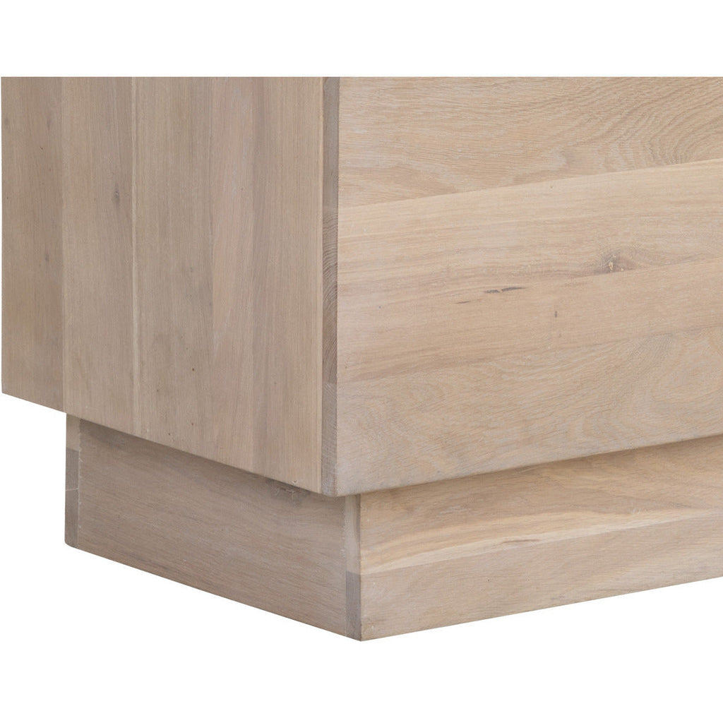 Buffet moderne en bois avec cadre aux lignes épurées pour salle à manger et salon