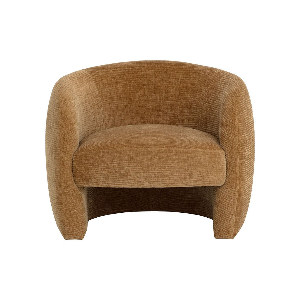 Fauteuil de salon moderne en bois et tissu d'ameublement avec assise rembourrée pour le salon