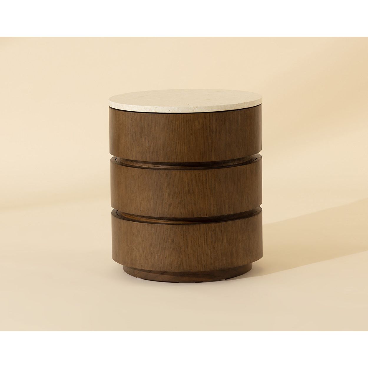 Table de chevet moderne en bois avec tiroir de rangement pour chambre à coucher