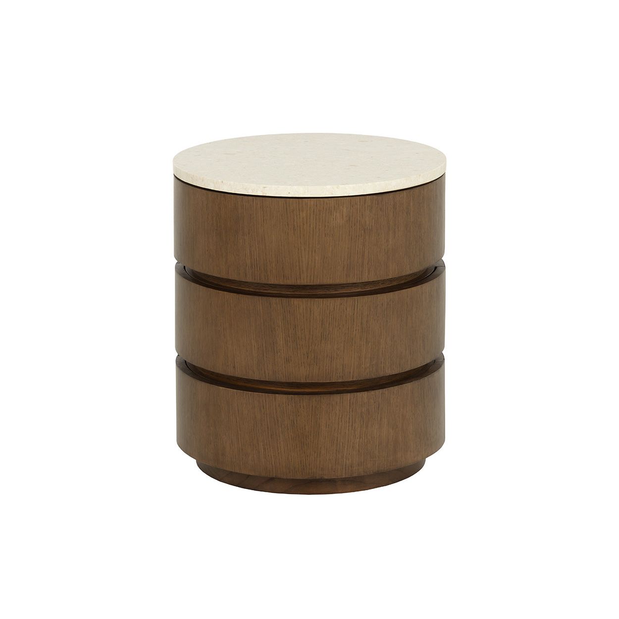 Table de chevet moderne en bois avec tiroir de rangement pour chambre à coucher