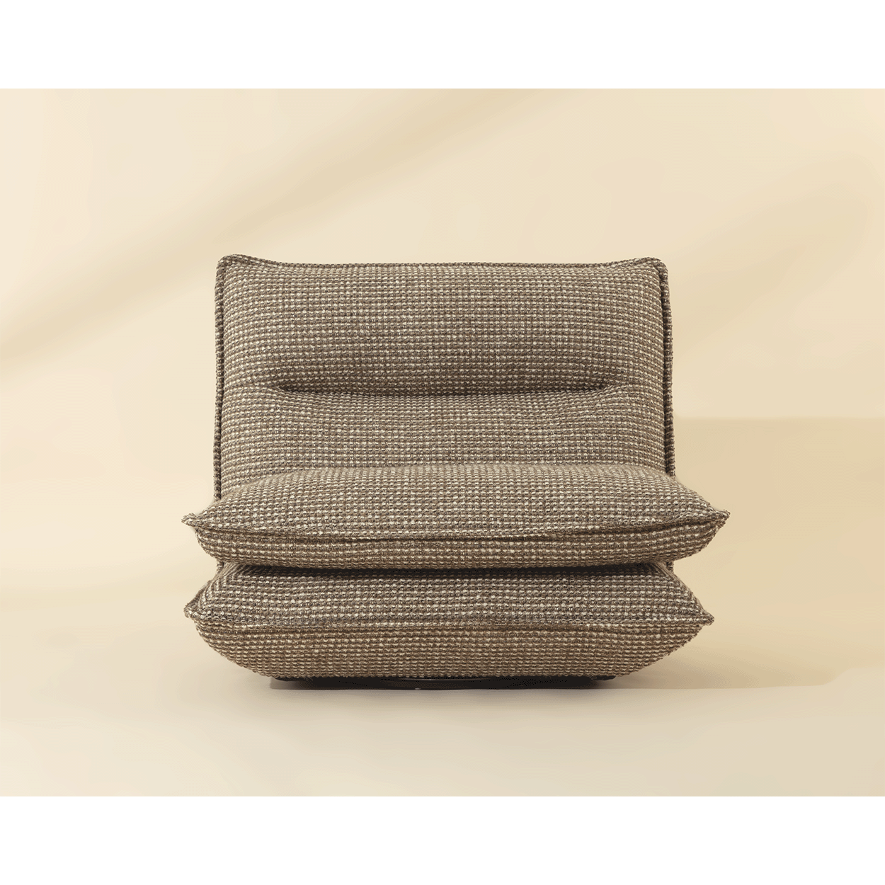 Fauteuil pivotant moderne en cuir et métal sans accoudoirs avec rotation à 360° pour salon