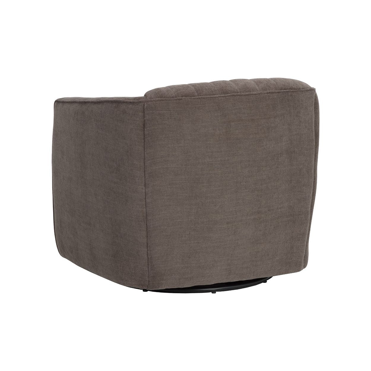 Fauteuil de salon contemporain rembourré pivotant avec rotation à 360° pour le salon