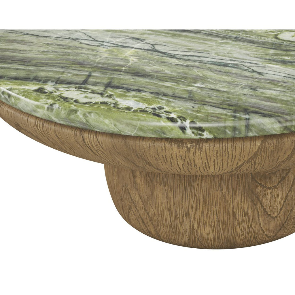 Table basse d'extérieur moderne en béton et verre avec plateau rond pour patio et jardin
