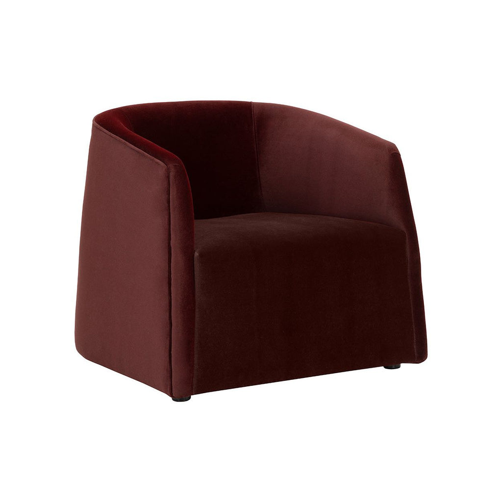 Fauteuil de salon rembourré moderne avec assise coussinée pour le salon