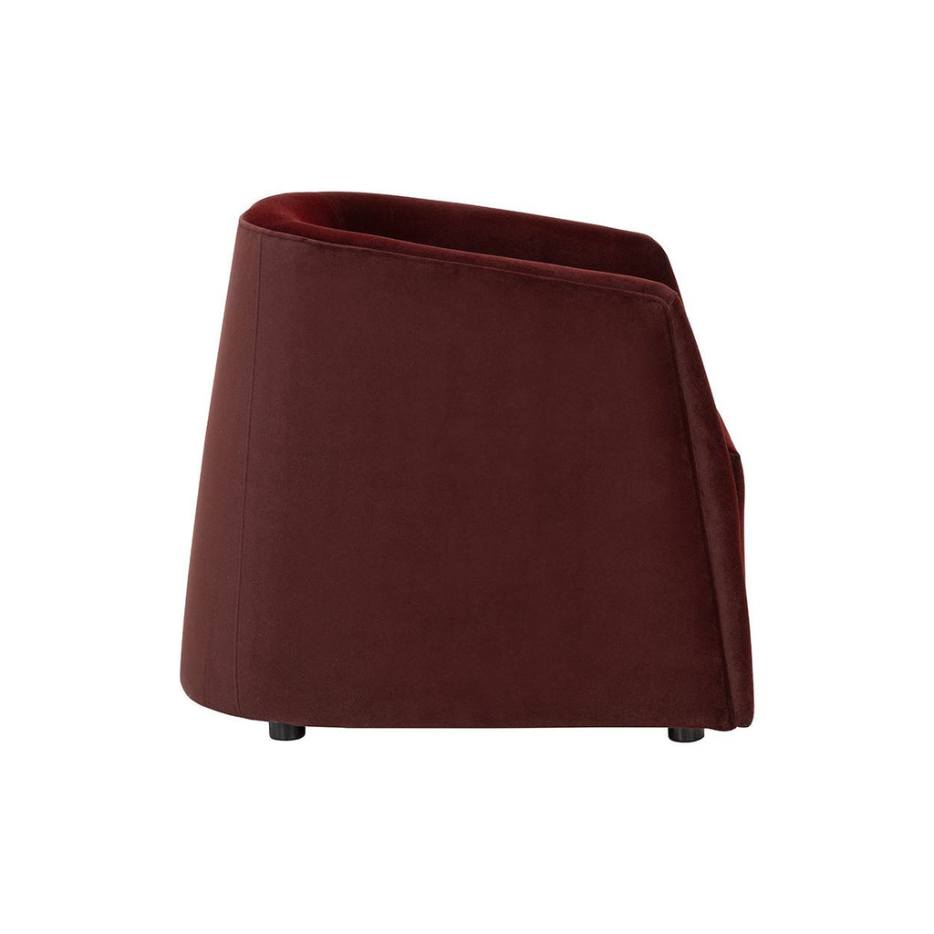 Fauteuil de salon rembourré moderne avec assise coussinée pour le salon