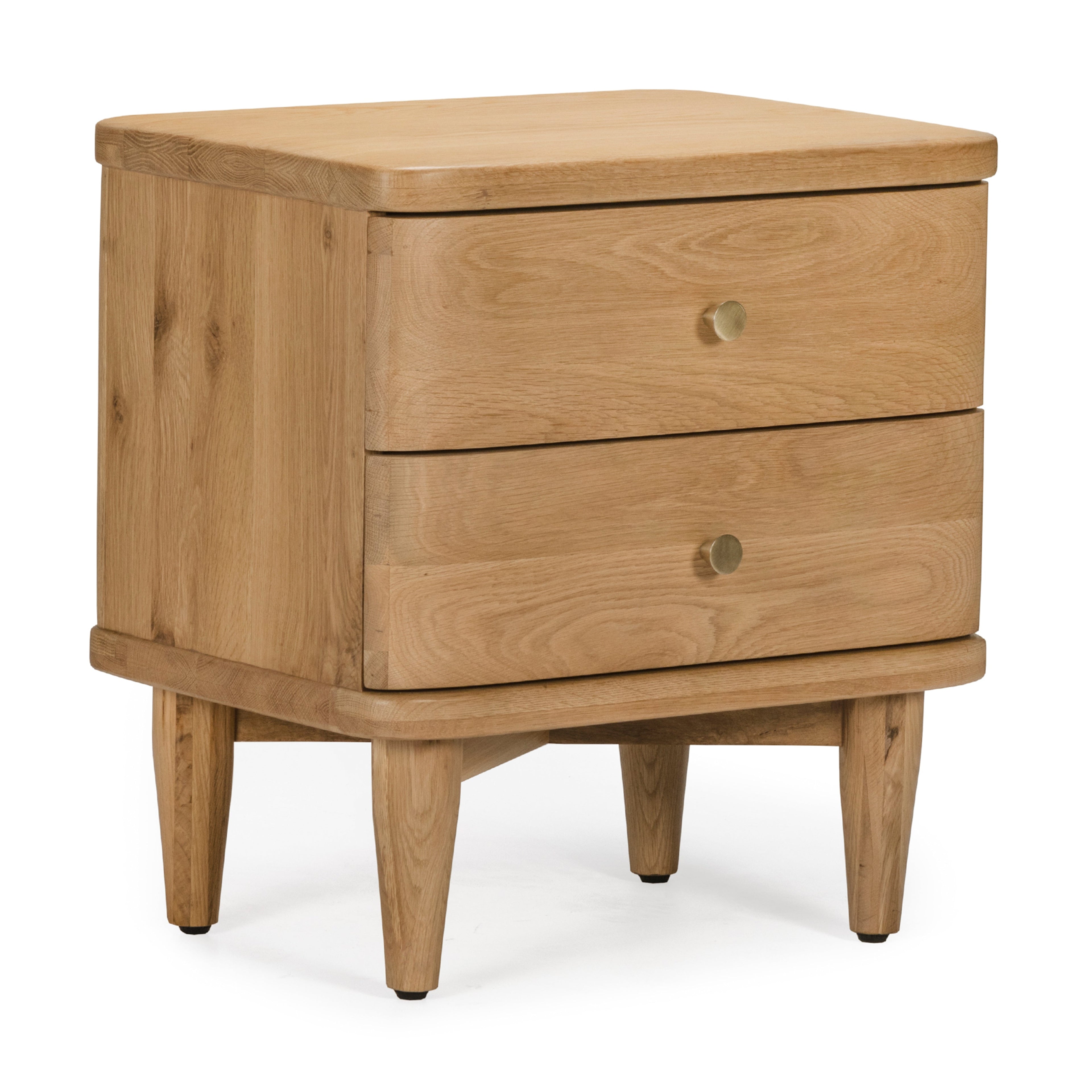 Table de chevet moderne en bois avec tiroir de rangement pour chambre à coucher