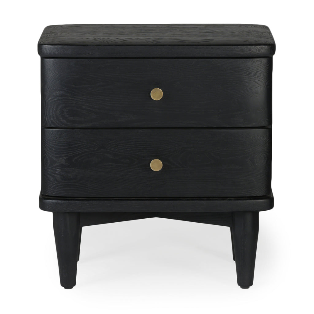 Table de chevet moderne en bois avec tiroir de rangement pour chambre à coucher