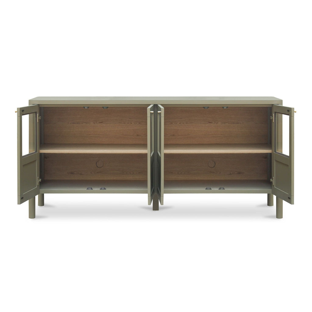 Buffet moderne en bois avec cadre épuré pour salle à manger