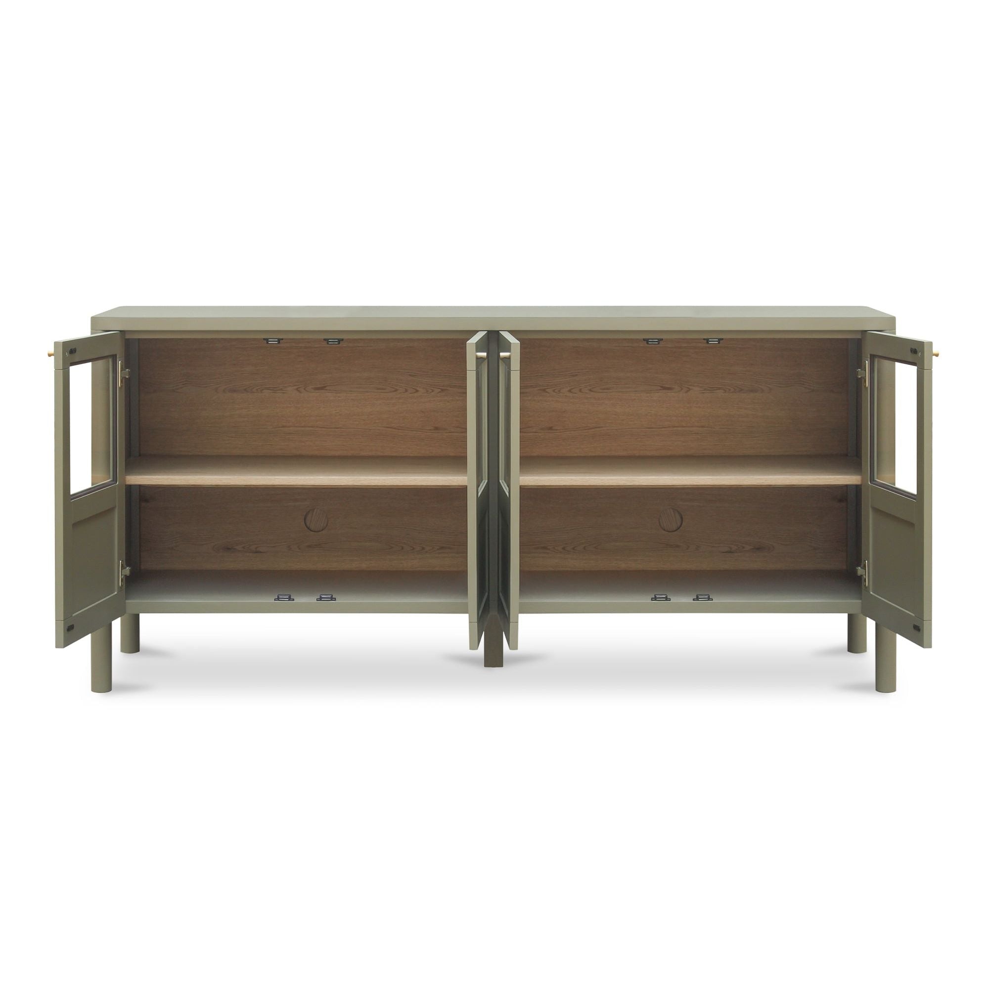 Buffet moderne en bois avec cadre épuré pour salle à manger