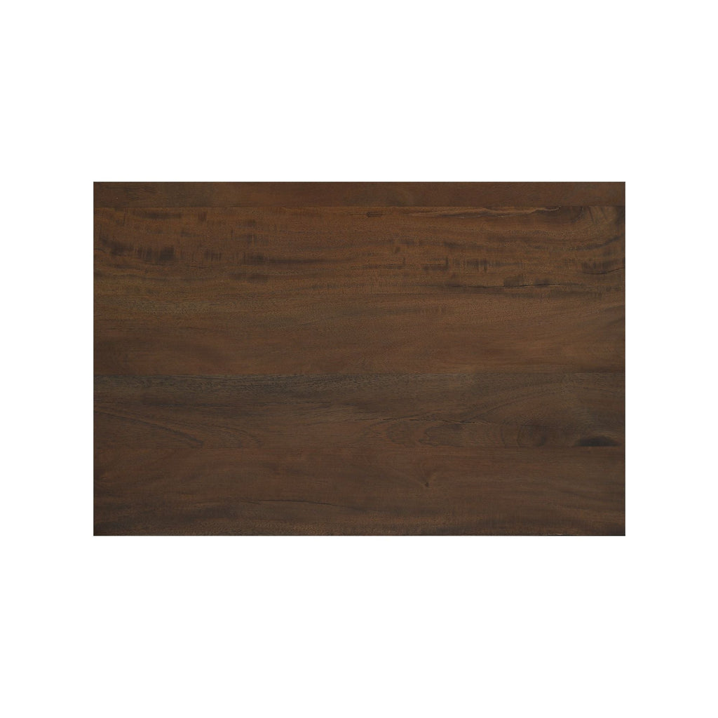 Vaisselier en bois brun chaud avec portes de rangement pour salle à manger et salon