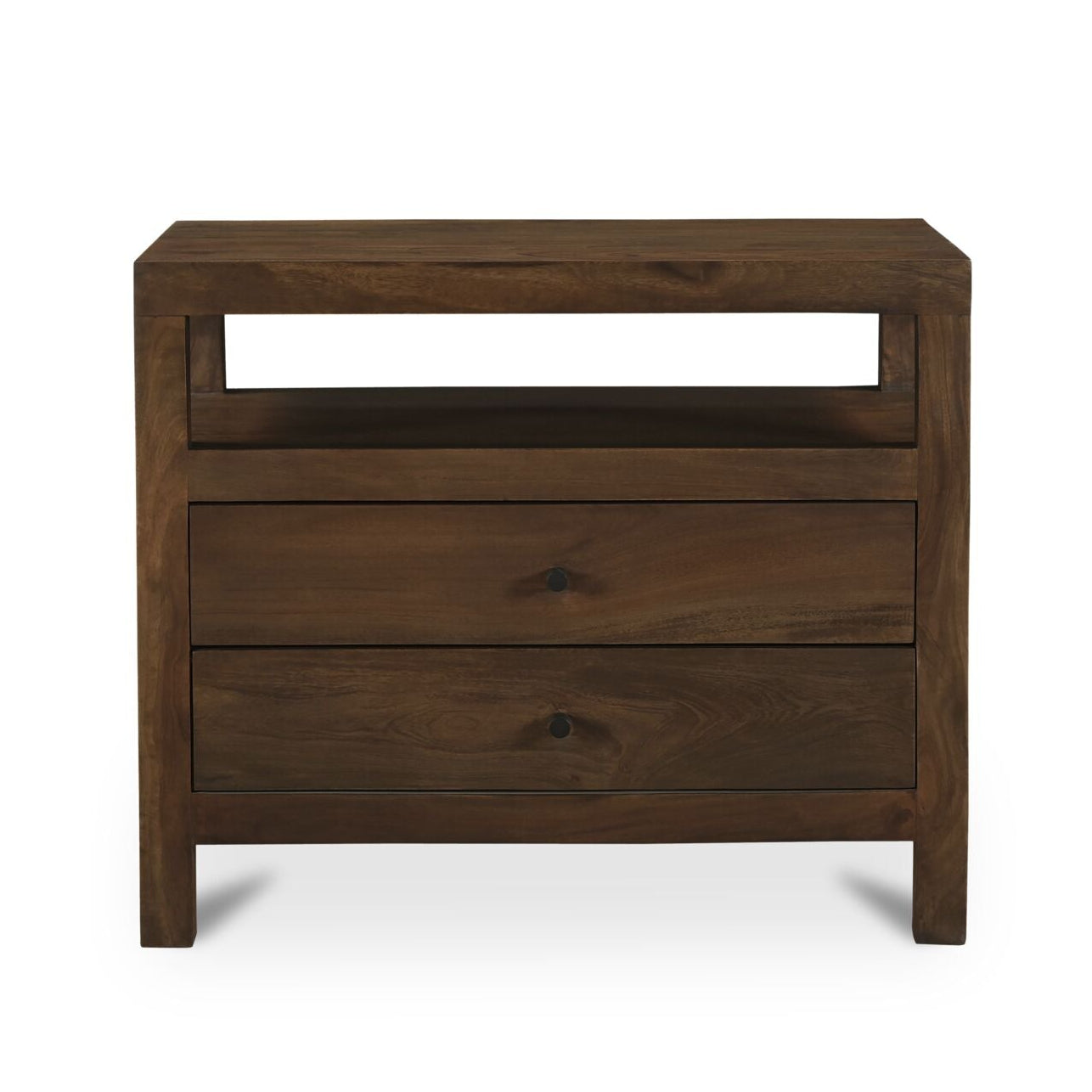 Table de chevet classique en bois avec tiroir de rangement pour chambre à coucher