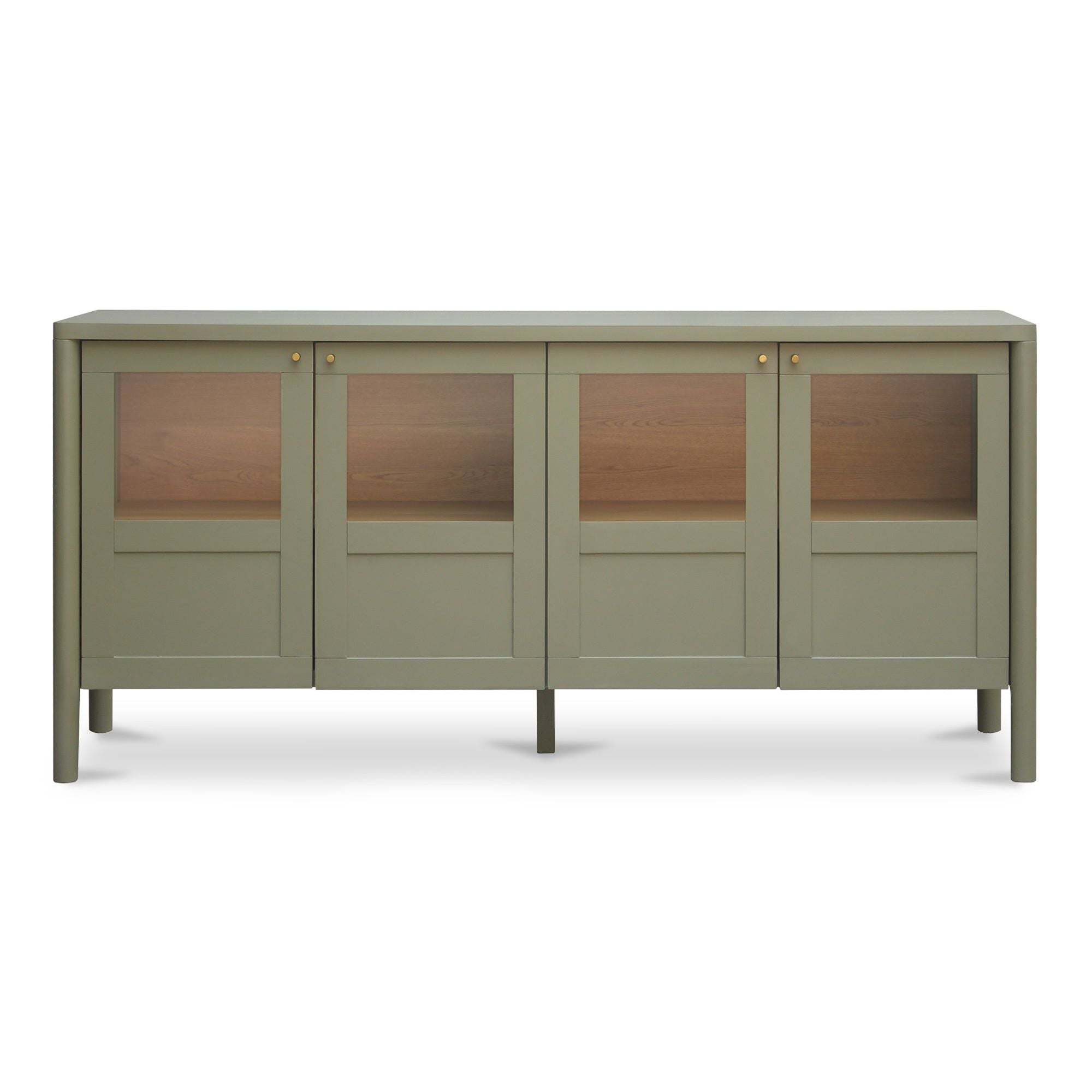 Buffet moderne en bois avec cadre épuré pour salle à manger