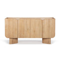Buffet moderne en bois avec portes de rangement pour salle à manger et salon