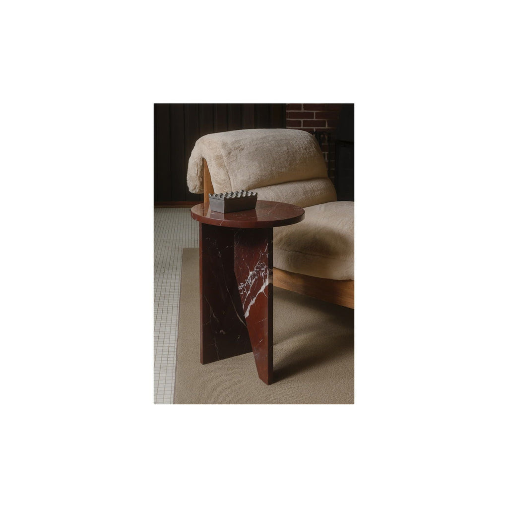 Fauteuil d'appoint moderne rembourré et en bois avec cadre en bois naturel pour salon