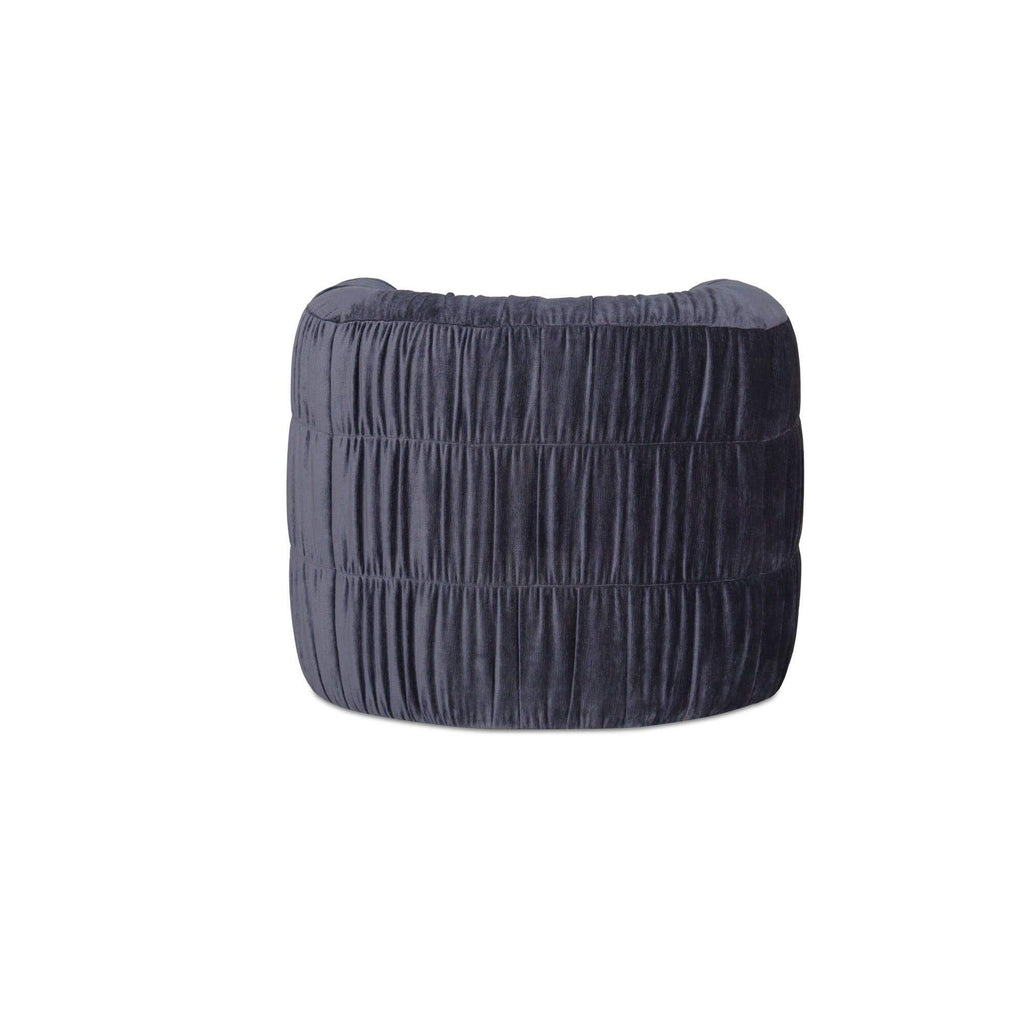 Fauteuil d'appoint pivotant rembourré moderne avec rotation à 360° pour le salon