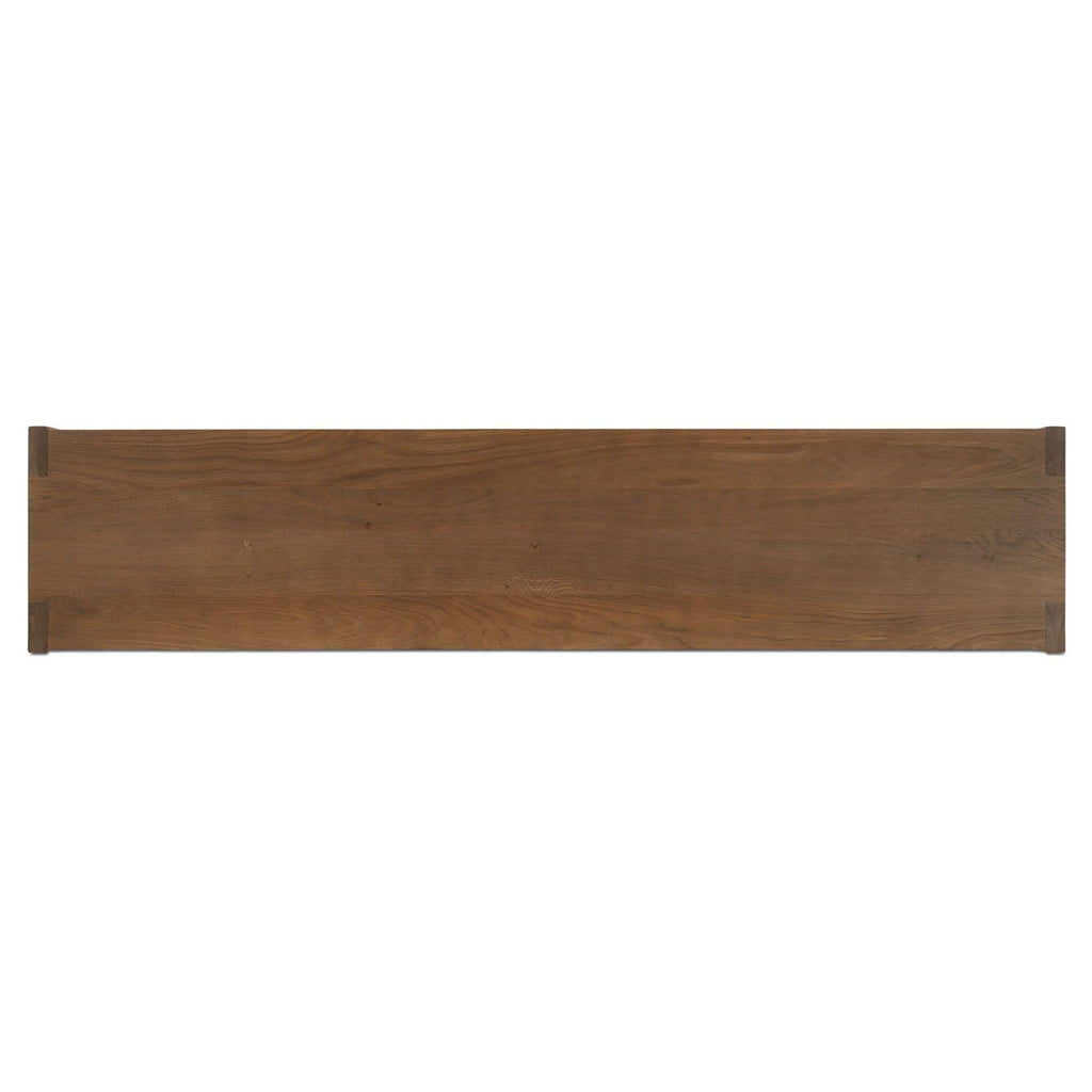 Bahut en bois moderne avec tiroirs et portes pour salle à manger
