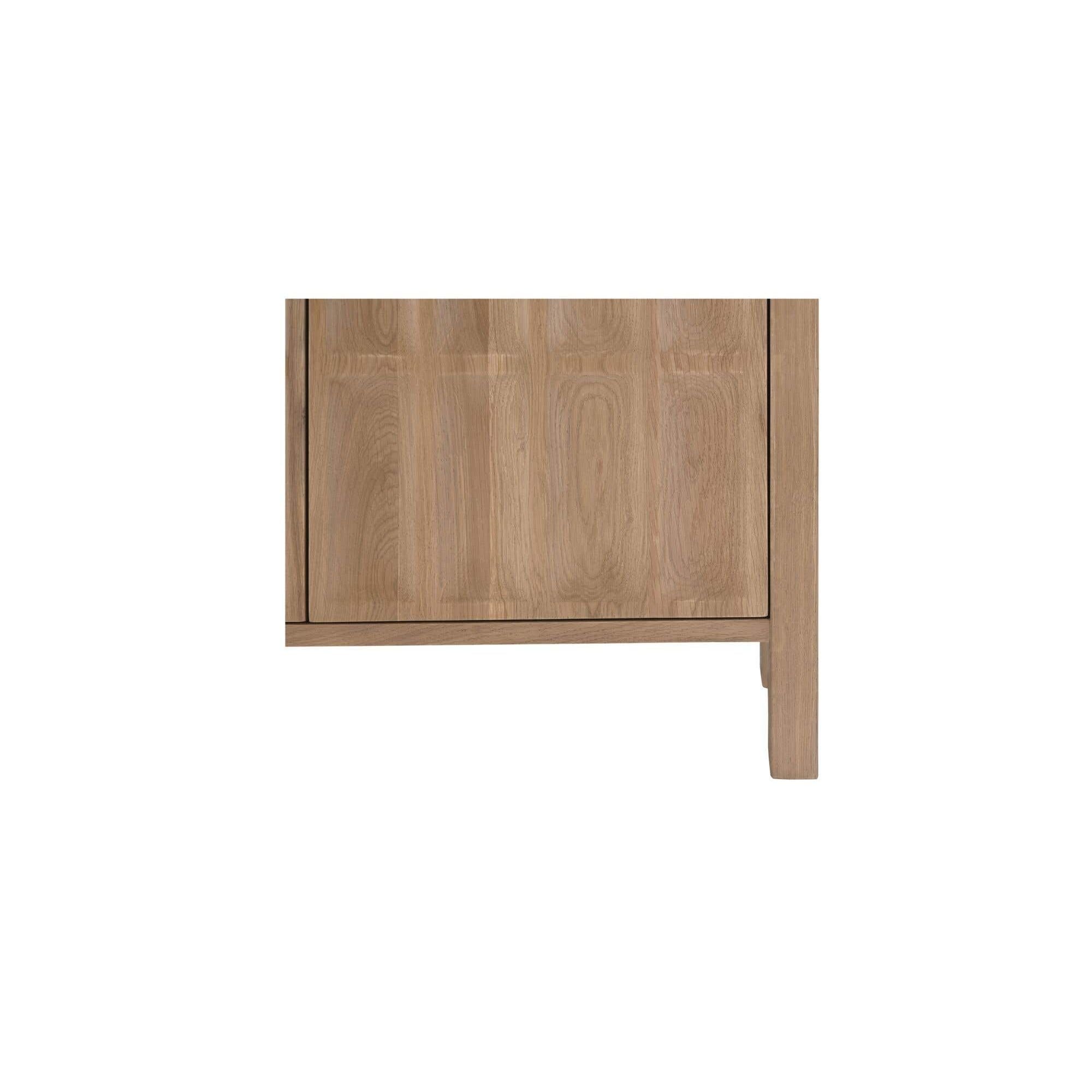 Bahut en bois moderne avec tiroirs et portes pour salle à manger