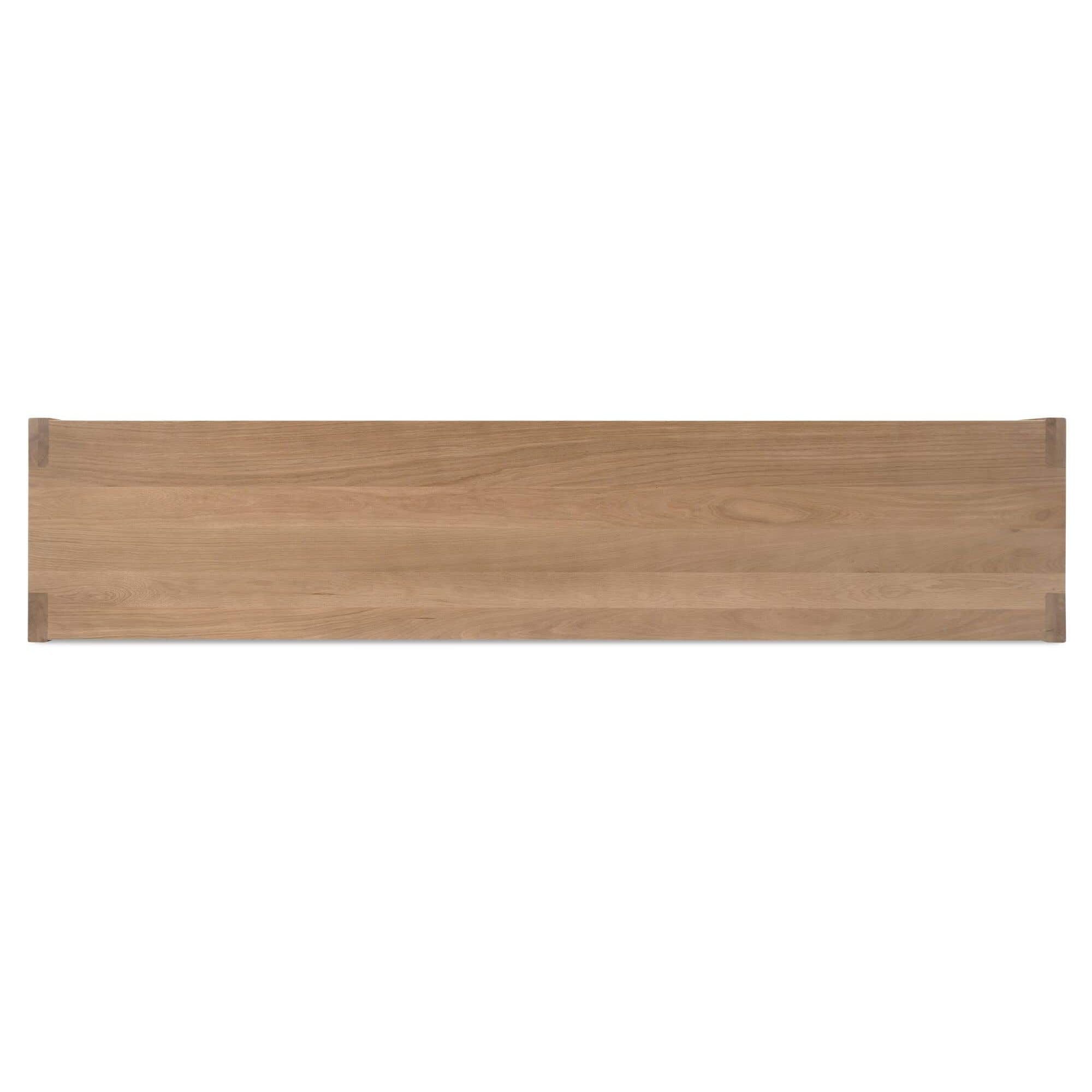 Bahut en bois moderne avec tiroirs et portes pour salle à manger