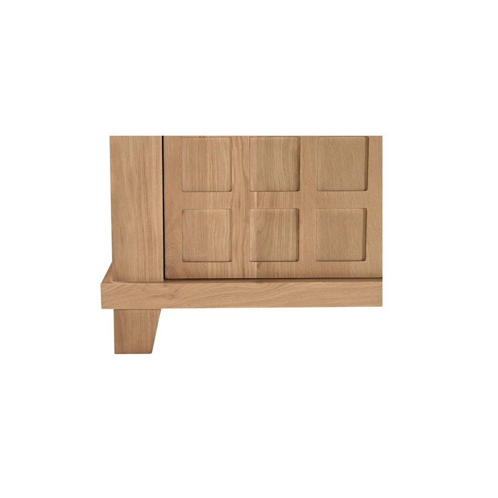 Buffet en bois naturel avec cadre épuré pour salle à manger