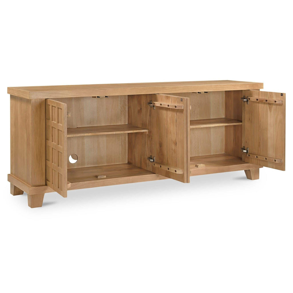 Buffet en bois naturel avec cadre épuré pour salle à manger
