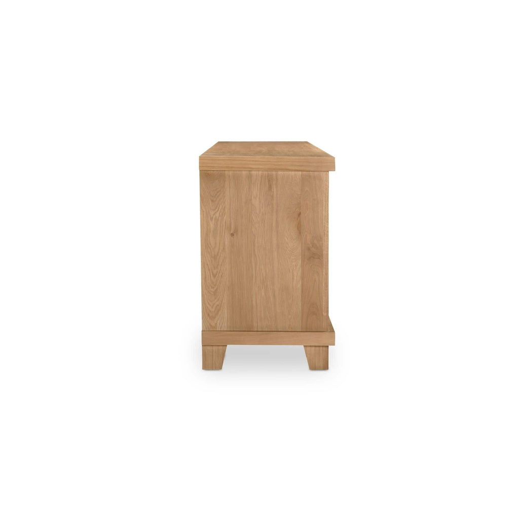 Buffet en bois naturel avec cadre épuré pour salle à manger