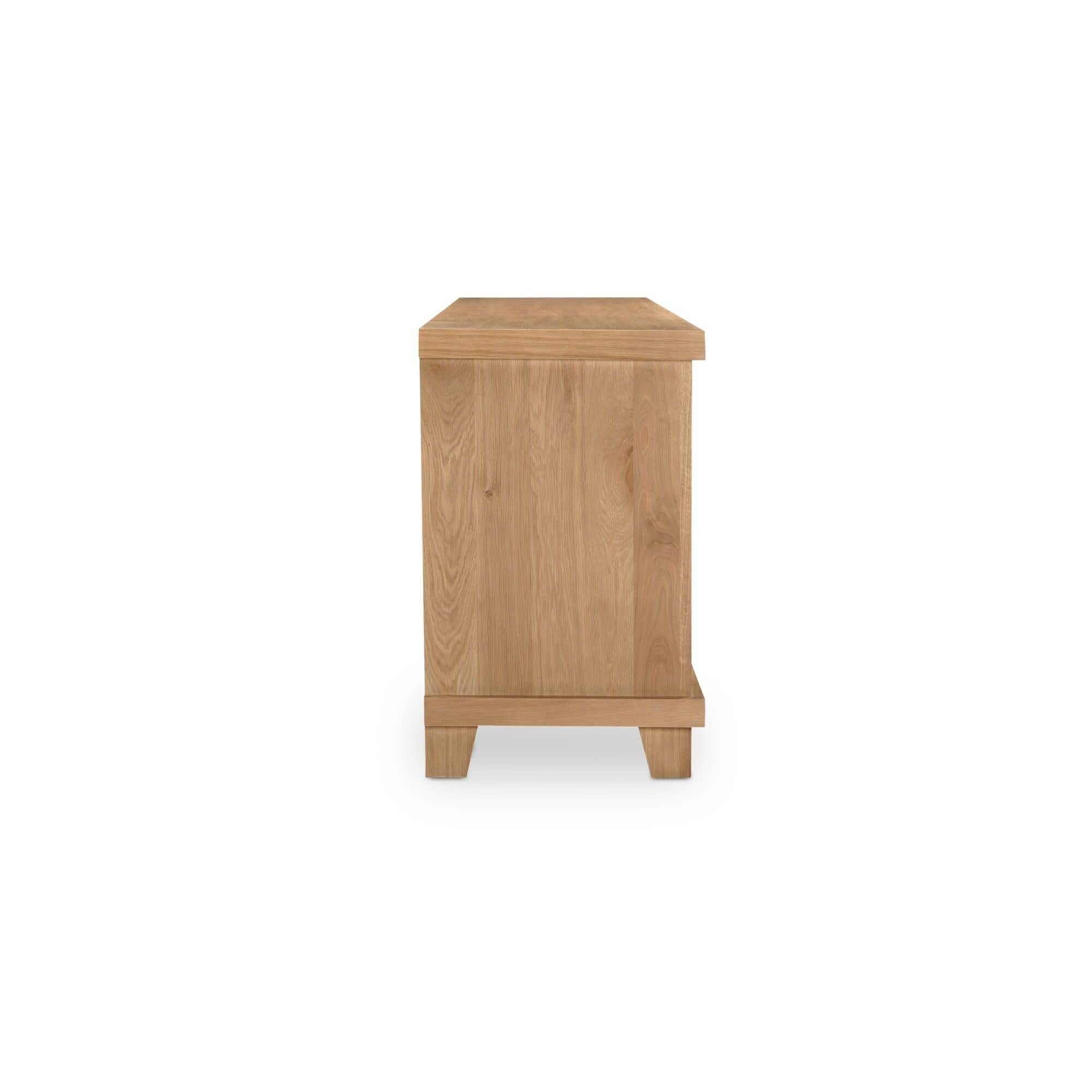 Buffet en bois naturel avec cadre épuré pour salle à manger