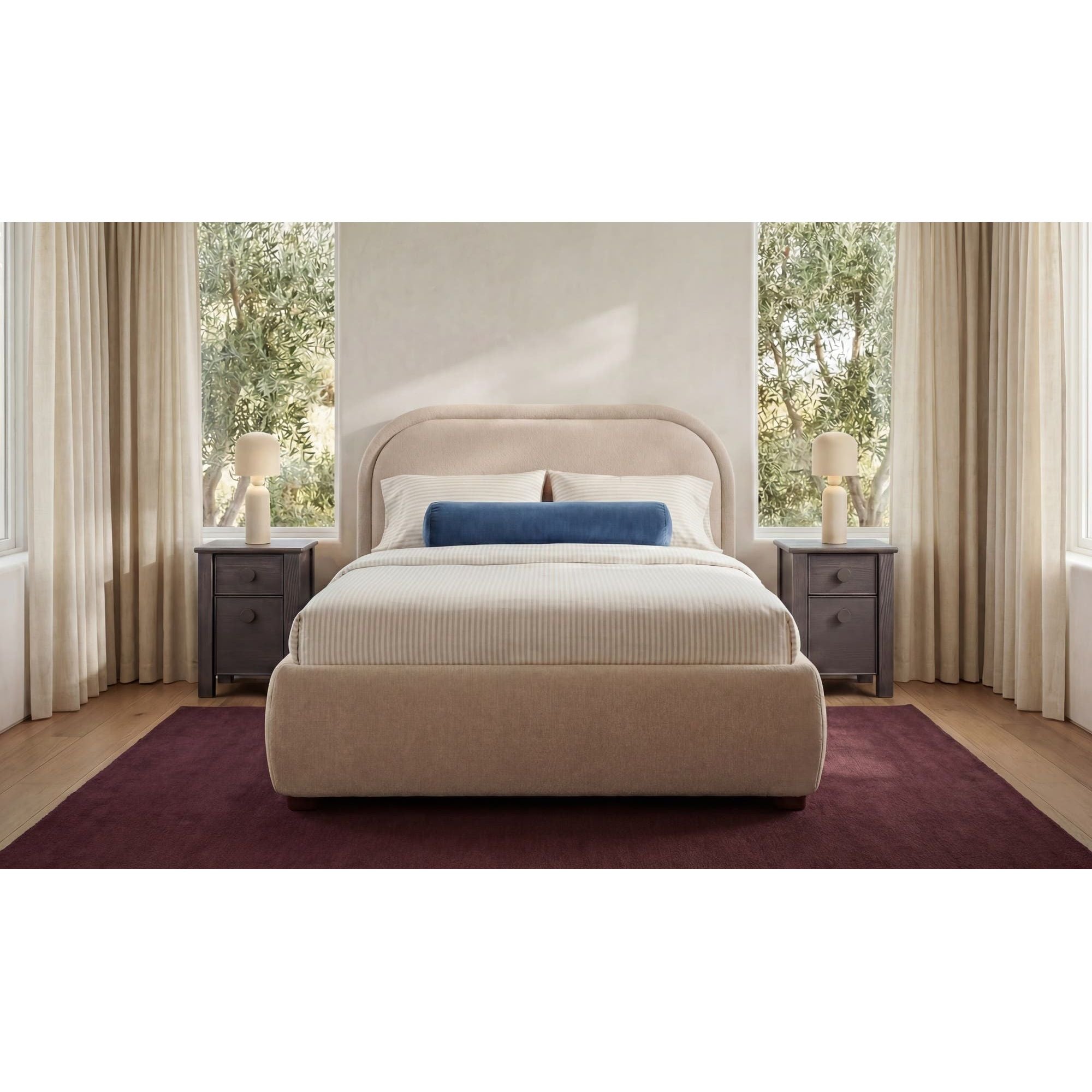 Table de Chevet Moderne en Bois Petite avec Tiroir de Rangement pour Chambre à Coucher
