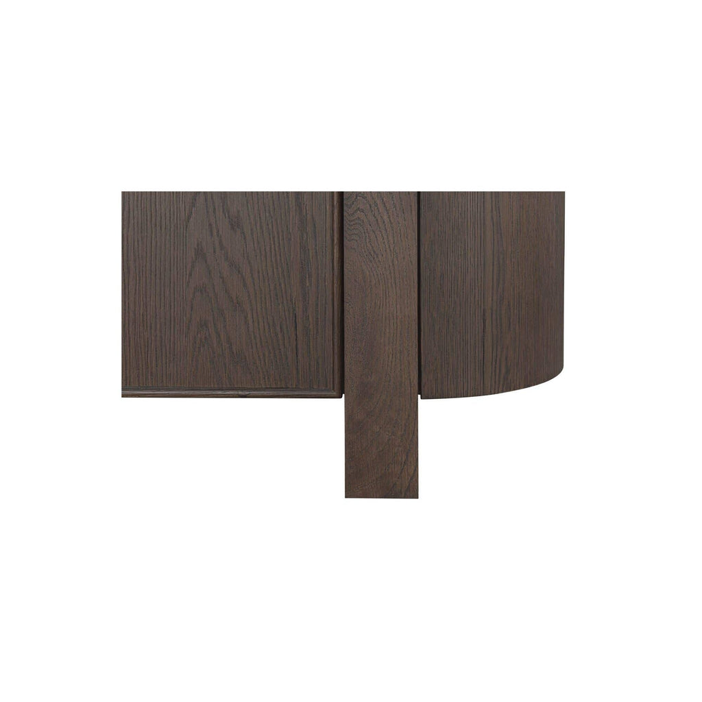 Buffet contemporain en bois avec tiroir et portes pour salle à manger