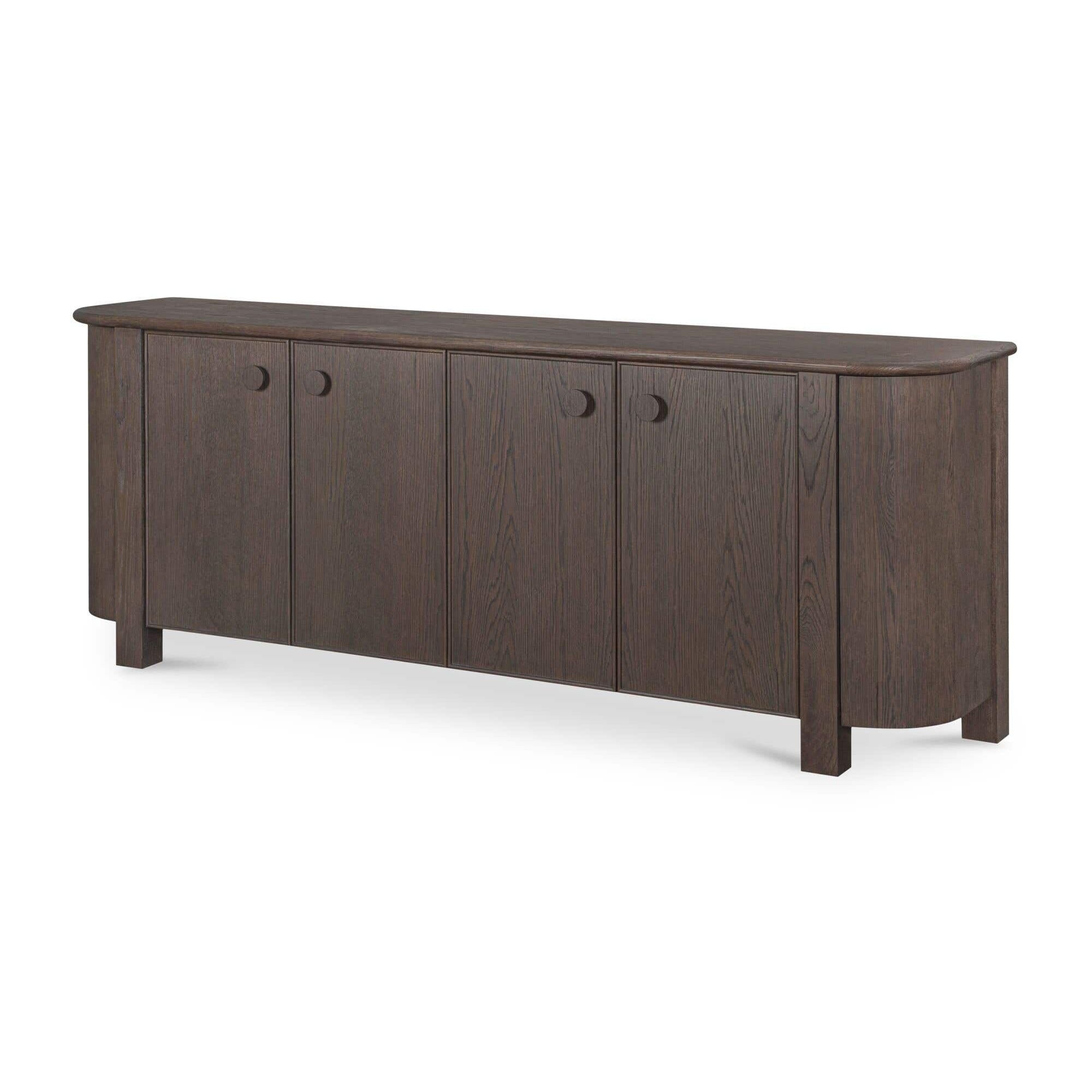 Buffet contemporain en bois avec tiroir et portes pour salle à manger