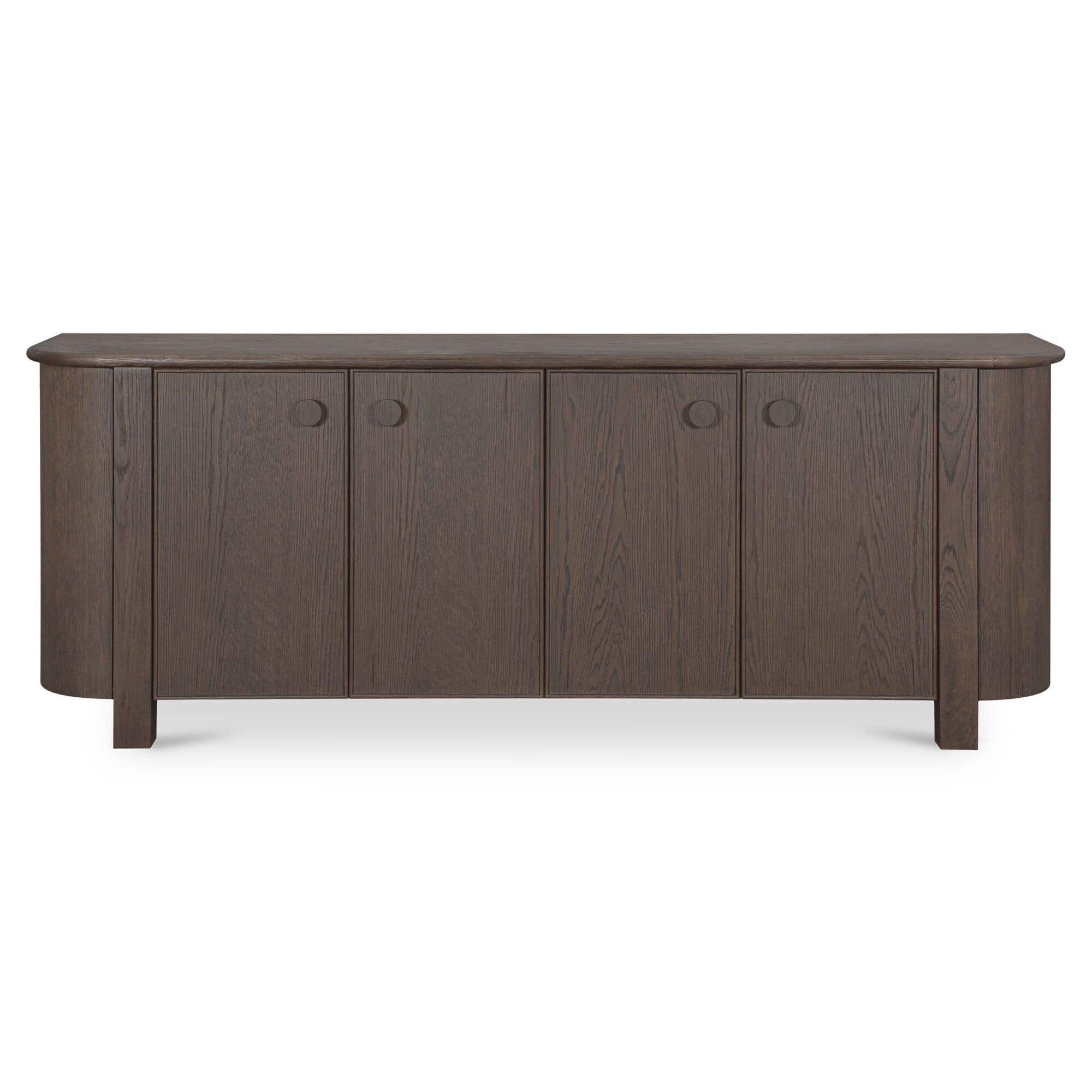 Buffet contemporain en bois avec tiroir et portes pour salle à manger