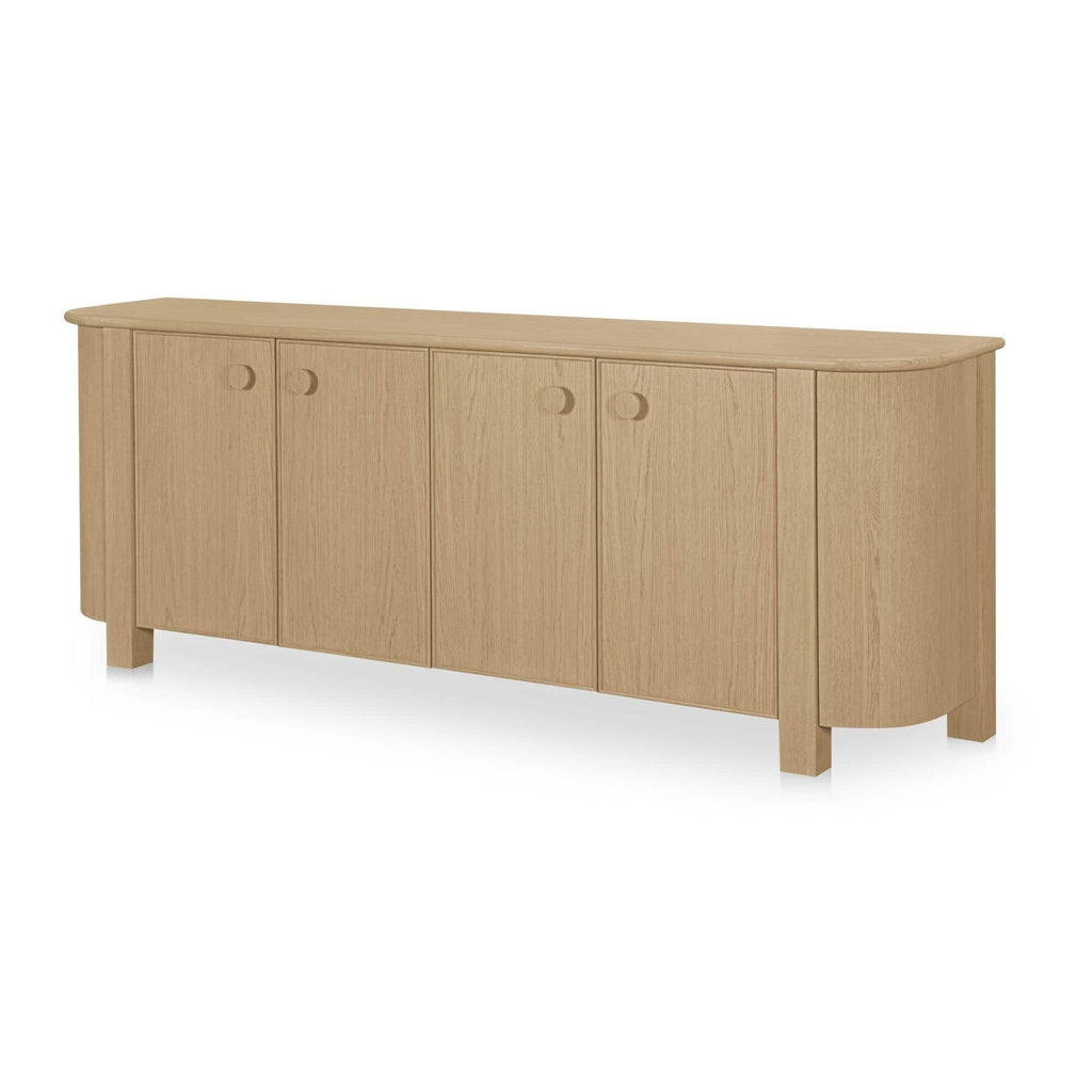 Buffet contemporain en bois avec tiroir et portes pour salle à manger
