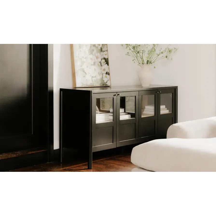 Buffet moderne en bois avec cadre épuré pour salle à manger