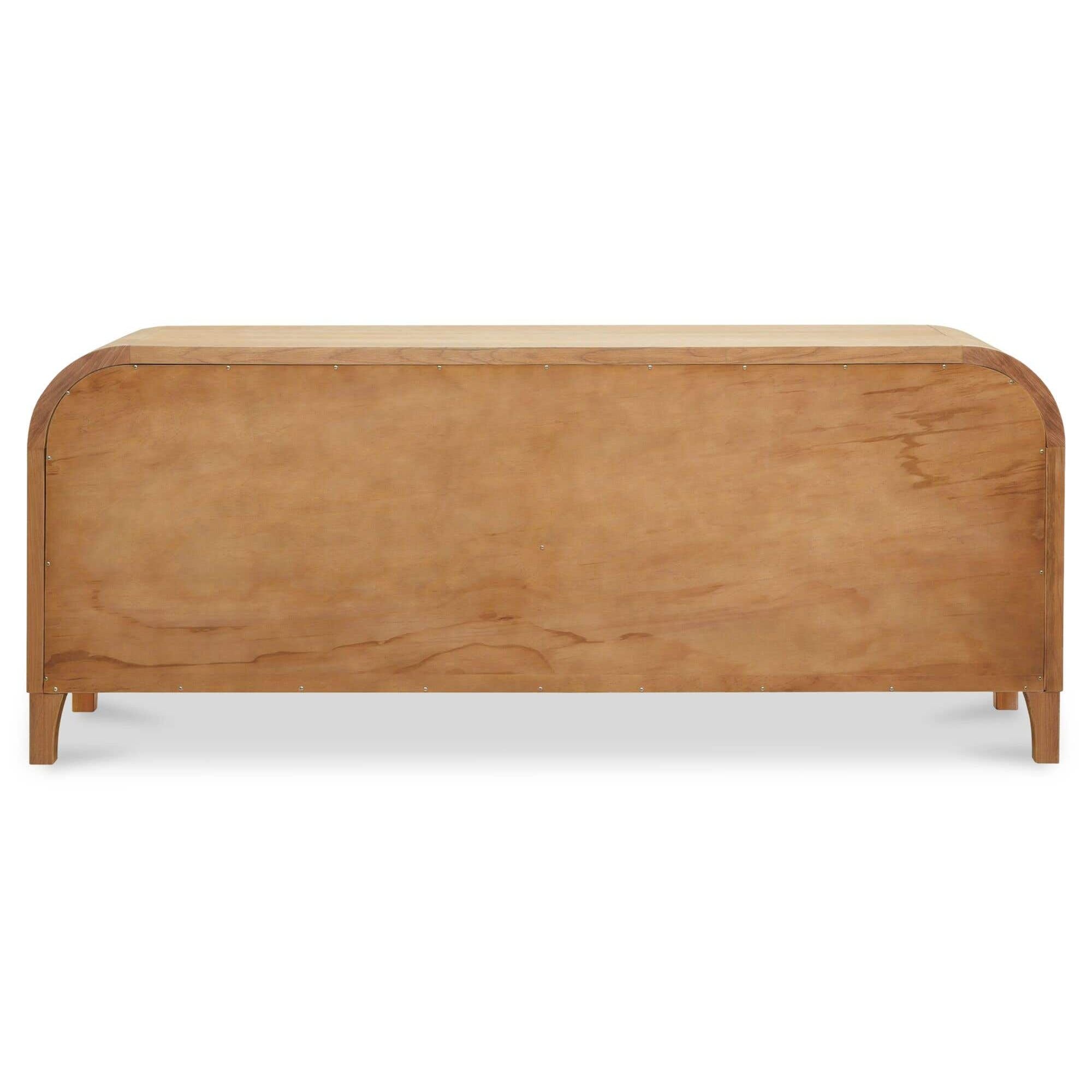 Bahut moderne en bois avec portes de rangement pour salle à manger