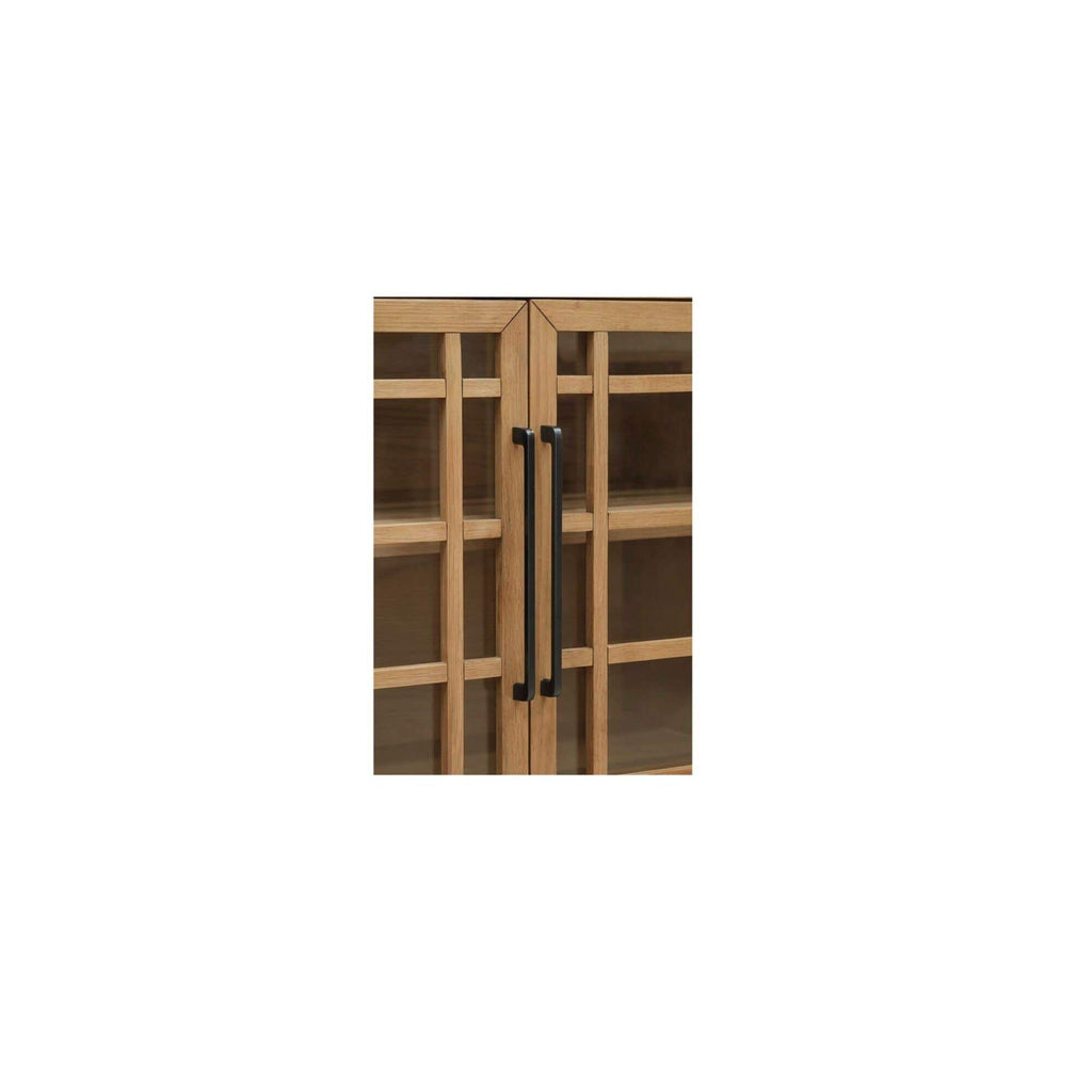 Bahut moderne en bois avec portes de rangement pour salle à manger