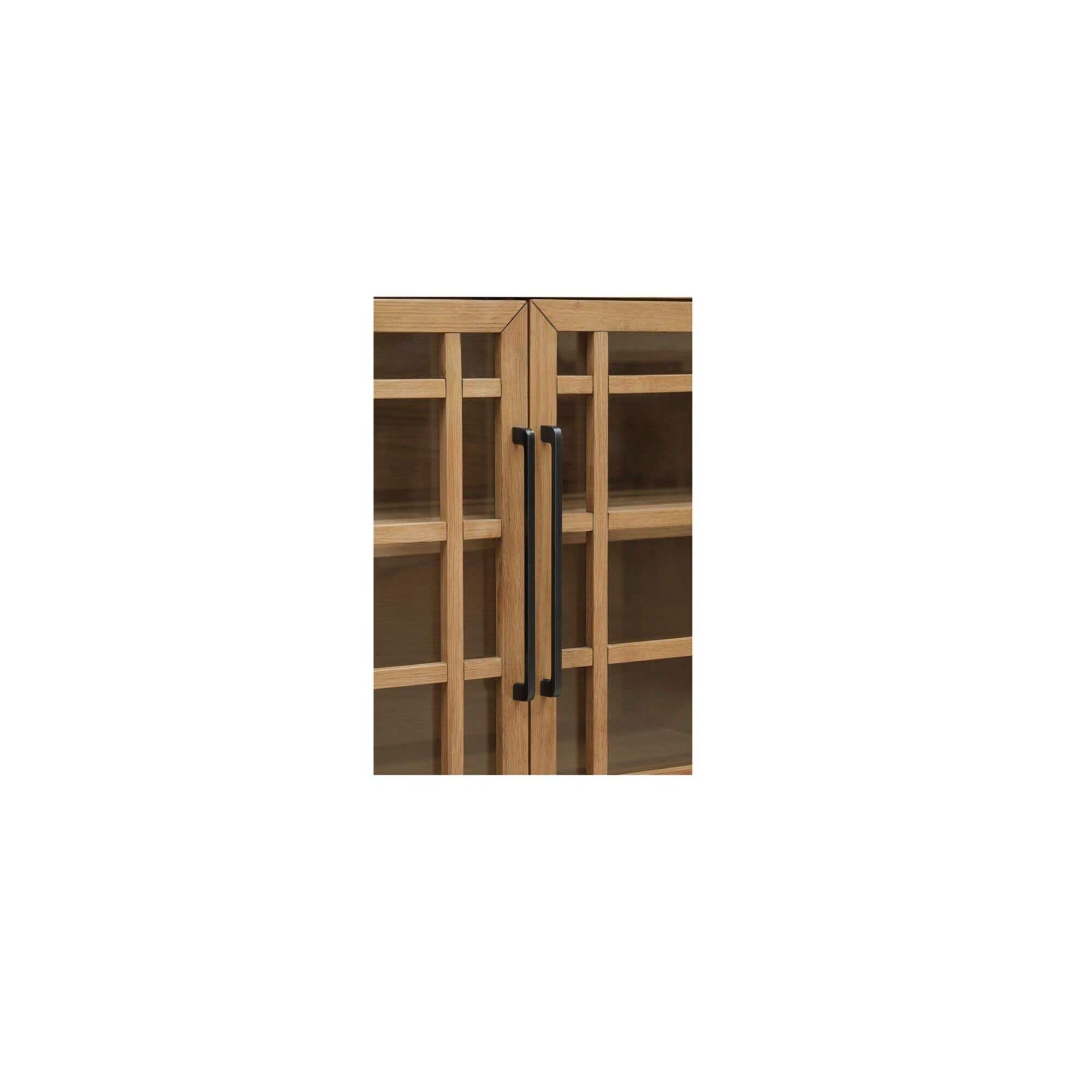 Bahut moderne en bois avec portes de rangement pour salle à manger