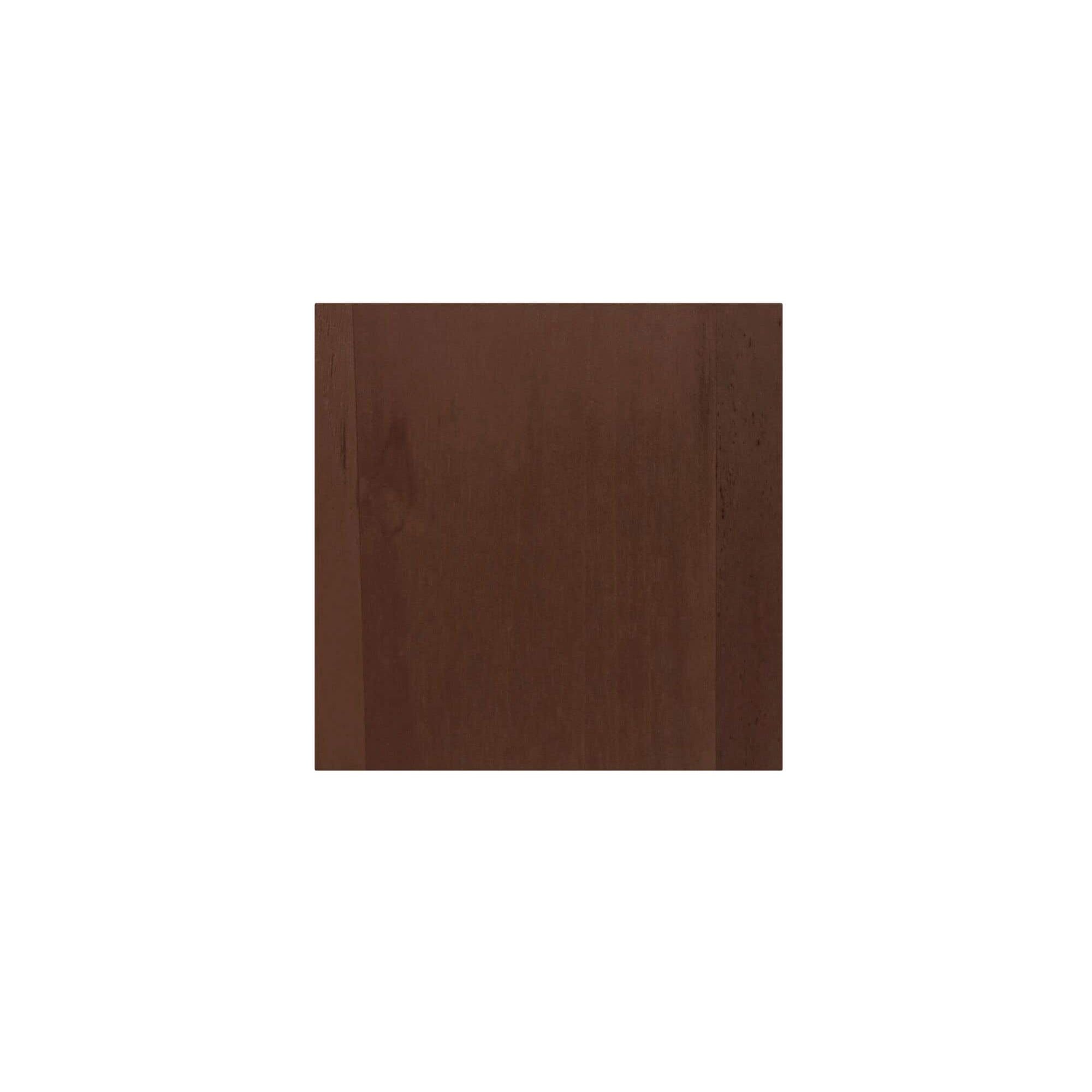 Table basse d'extérieur en osier et bois naturel avec cadre rectangulaire pour terrasse et jardin